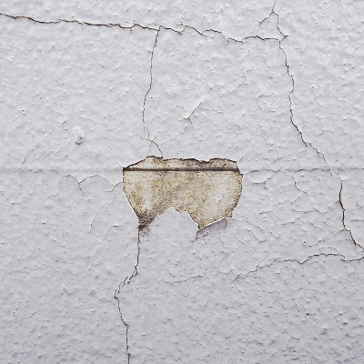 剥がれの写真